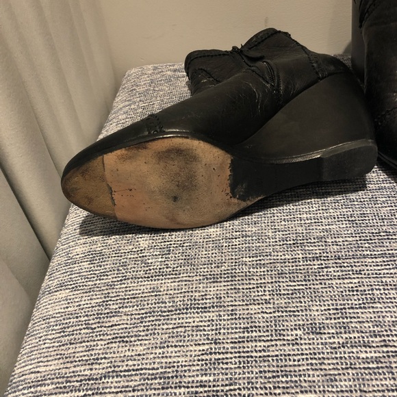 Balenciaga black ankle wedge boots. - Picture 4 of 4